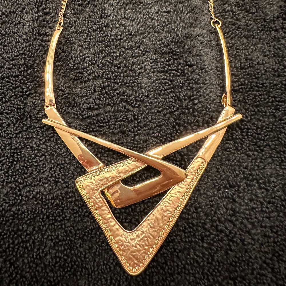 Rose Gold Costume Jewelry Necklace